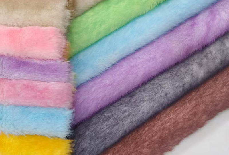 700g หนา 165 ซม.Rainbow Mink เลียนแบบ Fox FUR ผ้าเหมาะสำหรับเสื้อ/ตุ๊กตา/ผ้าห่มบ้าน